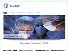 Tablet Screenshot of helico.cl